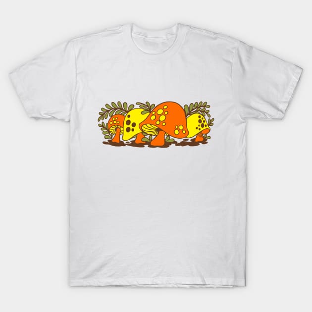 Vintage Merry Mushroom T-Shirt by Way Back When 